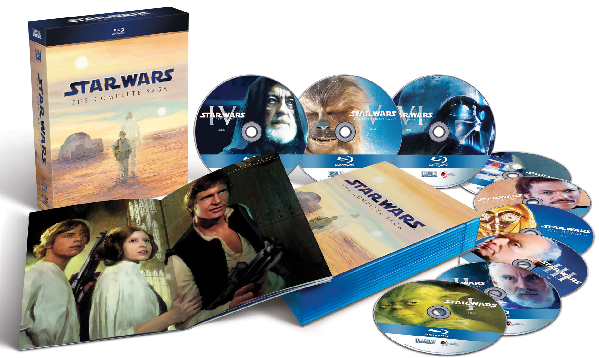 La saga completa de Star Wars, a la venta por primera vez en edición digital