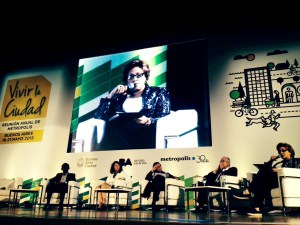 Helen Fernández eleva la voz de Antonio Ledezma ante reunión de Alcaldes del mundo
