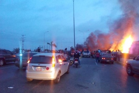 Reportan protesta frente al Cicpc de Higuerote