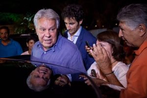 Felipe González arrancó agenda en Caracas con reuniones y visita a Ledezma