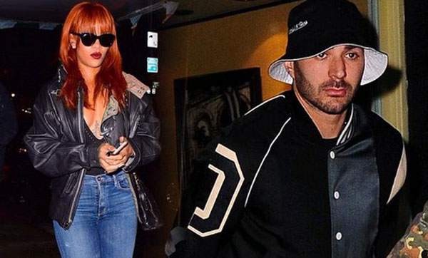 Rihanna y Benzema se fueron de fiesta (Fotos)