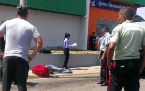 Lo asesinaron al salir de un banco en Cabimas