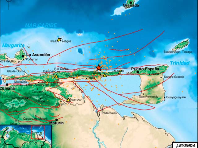 Sismo 3,9 se registró en Güiria