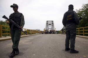 El puente de Boca de Grita, único paso terrestre oficial con Colombia de la zona 2