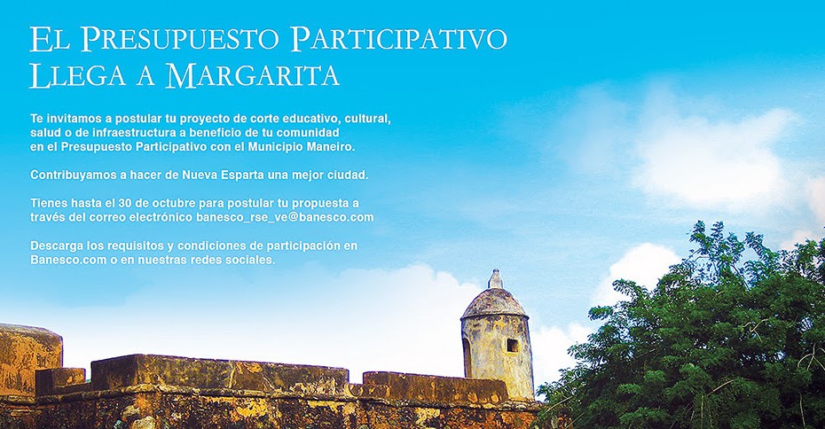 Banesco realizará su primer presupuesto participativo con la comunidad de Margarita