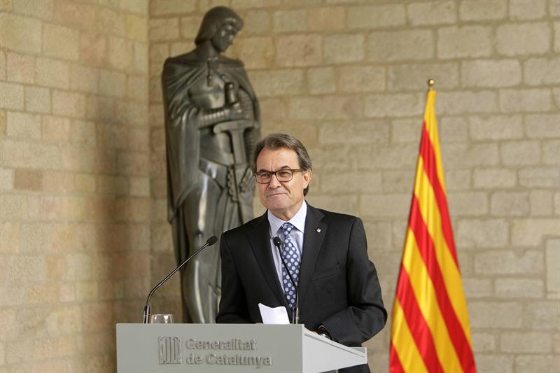 Artur Mas se declara responsable de la consulta independentista en Cataluña