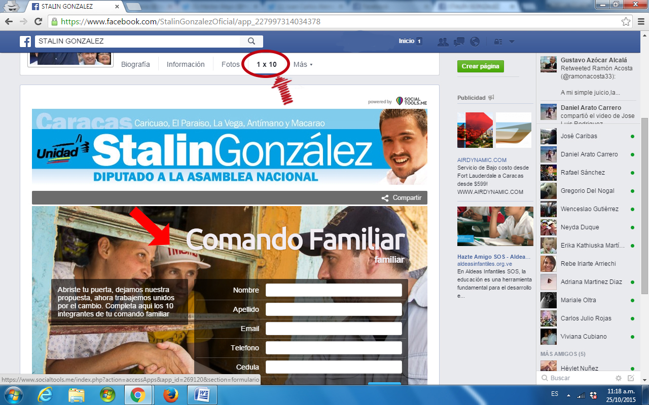 Stalin González: En las redes sociales también ganamos terreno