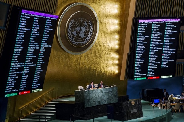 ONU vuelve a condenar embargo de EEUU a Cuba