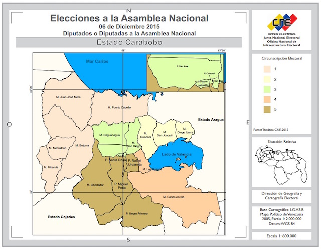 Carabobo Circunscripciones