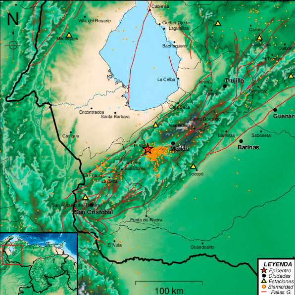 Sismo de magnitud 2,5 se registró este sábado en El Vigía