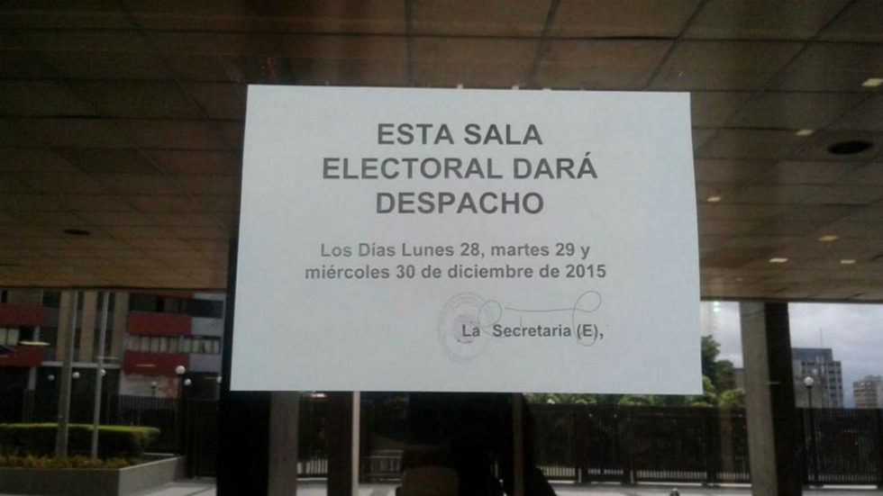 Opinión sobre la sentencia exprés de la Sala Electoral del TSJ