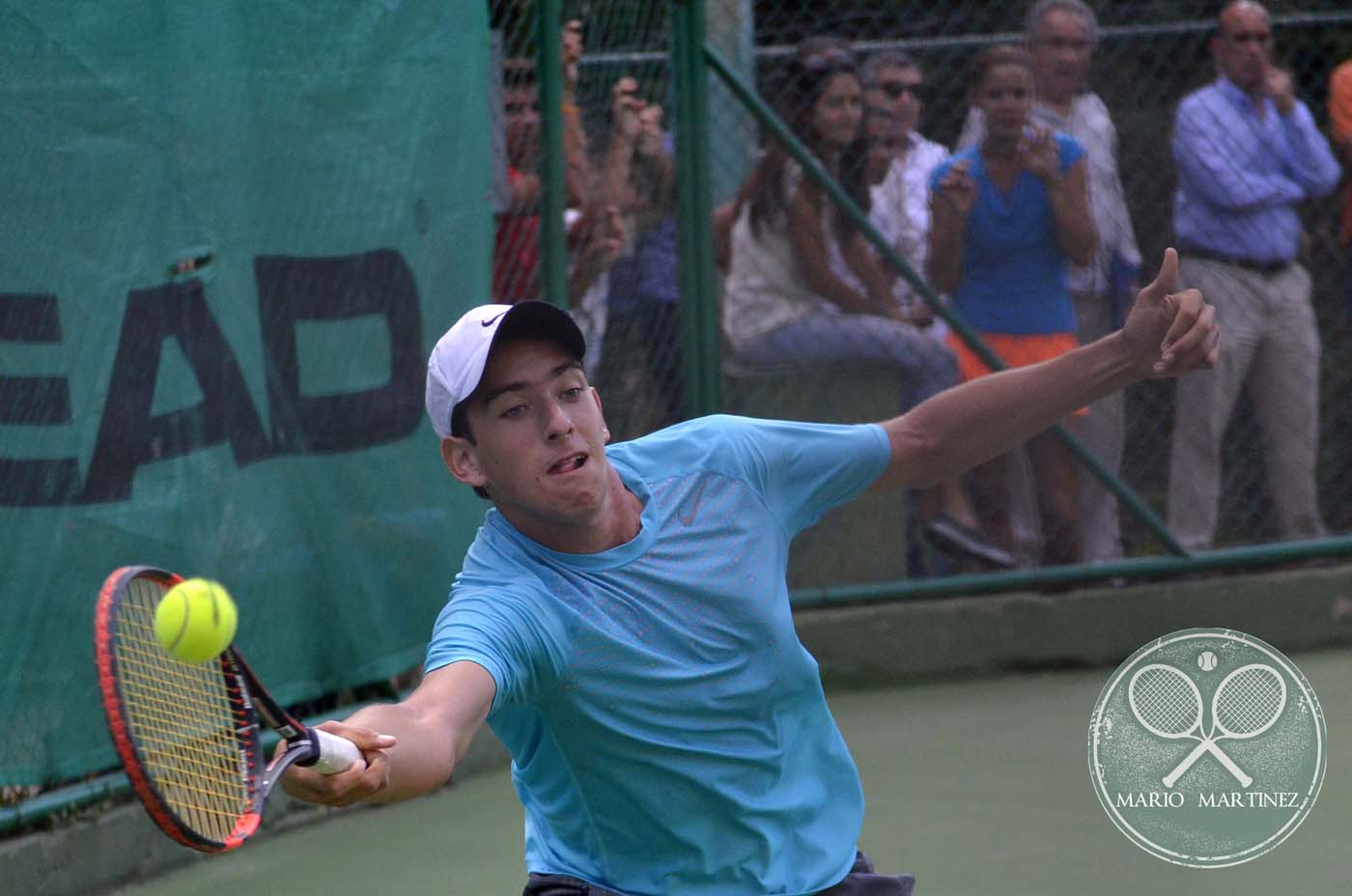 Venezolano Miguel Esté pasa a tercera ronda en Mundial de Tenis (Fotos)