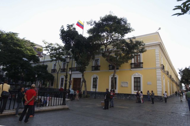 La Casa Amarilla, sede de la Cancillería en Caracas. Foto: Archivo