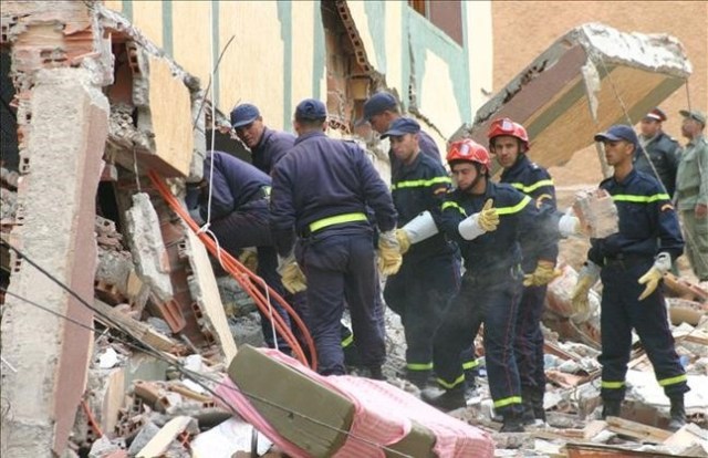 Una imagen de Alhucemas tras el terremoto del 2004.