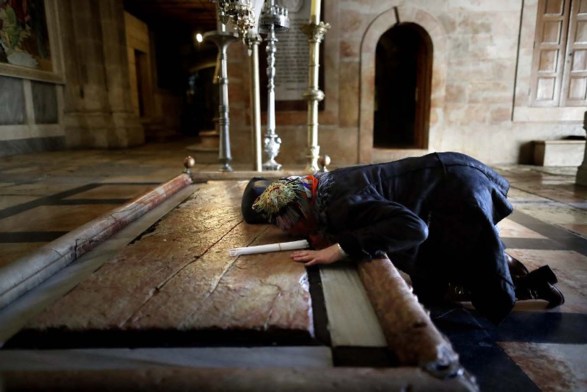 El santo sepulcro  / AFP / THOMAS COEX