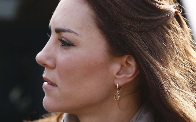 Britain's Catherine, Duchess of Cambridge, arrives for a jeep safari at Kaziranga National Park in the northeastern state of Assam, India, April 13, 2016. REUTERS/Adnan Abidi