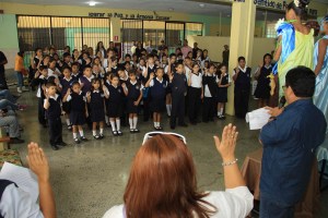 Alcaldía Metropolitana juramenta a nueva brigada ambiental escolar en Caricuao