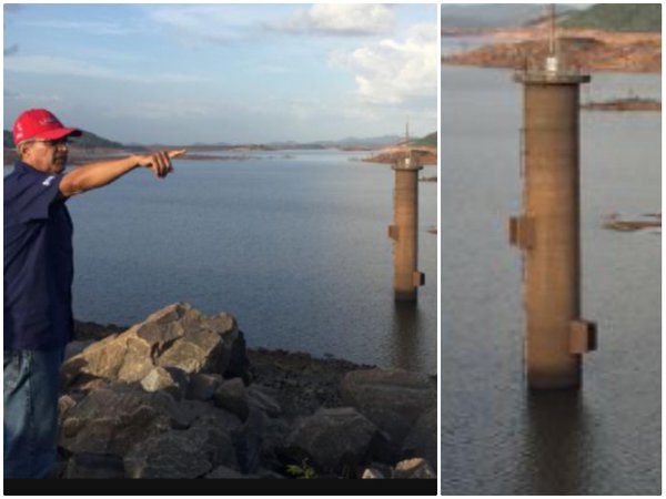 Motta Domínguez: Dos tomas del acueducto del Guri están fuera del agua (Fotos)