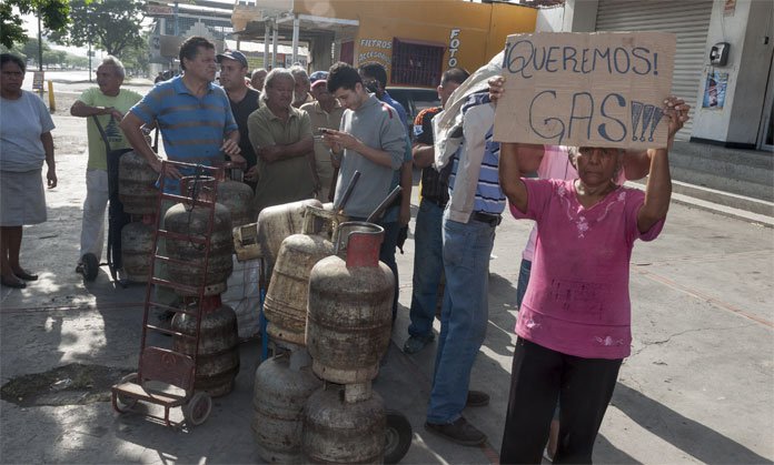 Protestan en Lara por falta de gas doméstico (Fotos)