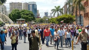 Funcionarios de la PNB impidieron que marcha opositora se dirigiera al CNE