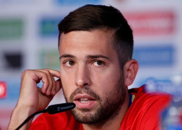 Jordi Alba, jugador de la selección española de fútbol (Foto: Reuters)