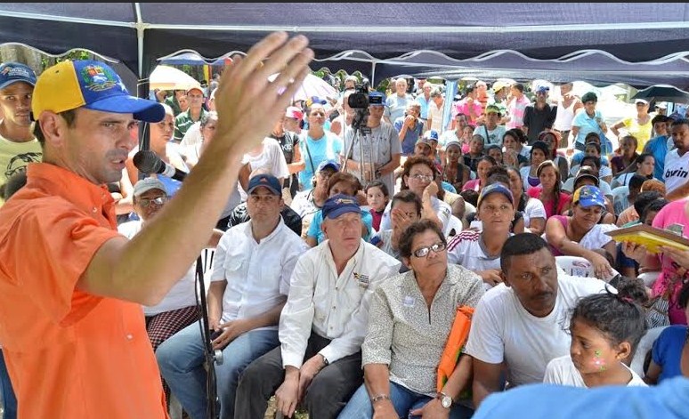 Capriles: El pueblo organizado e sel único capaz de derrotar al Gobierno
