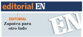 Editorial El Nacional: Zapatea para otro lado
