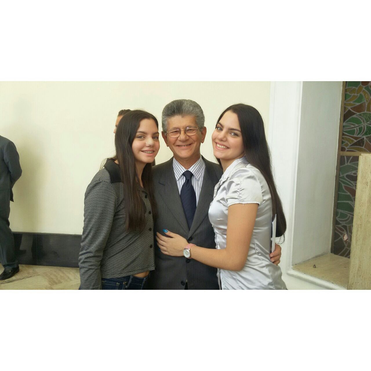 Presidente de AN  sostuvo encuentro con  hijas de Kamel Salame