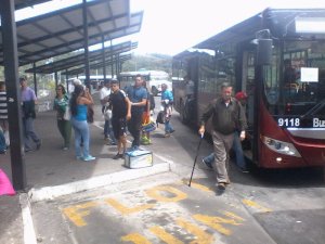 Quinto día de paro de transporte en Táchira