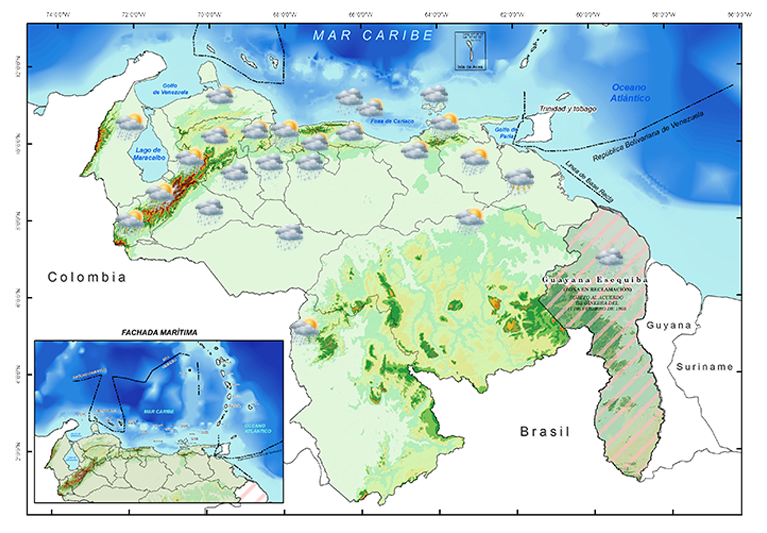 Onda tropical provocará abundante nubosidad y lluvias en gran parte del país