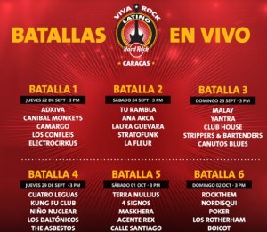 Comienzan las eliminatorias de la IV Edición del Festival Viva Rock Latino