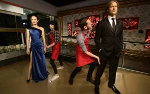 El museo de cera de Londres divorcia a Angelina Jolie y Brad Pitt (fotos)