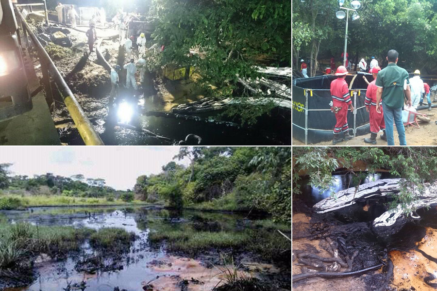 Derrame petrolero de consideración se registró en el estado Anzoátegui (FOTOS + VIDEOS)