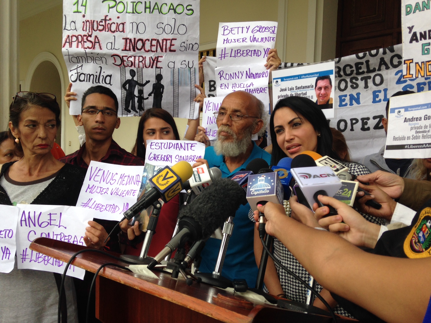 Delsa Solórzano: Es crítica la situación de los presos políticos en huelga de hambre