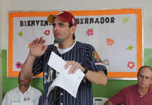Capriles: Cada venezolano debe defender su derecho al voto