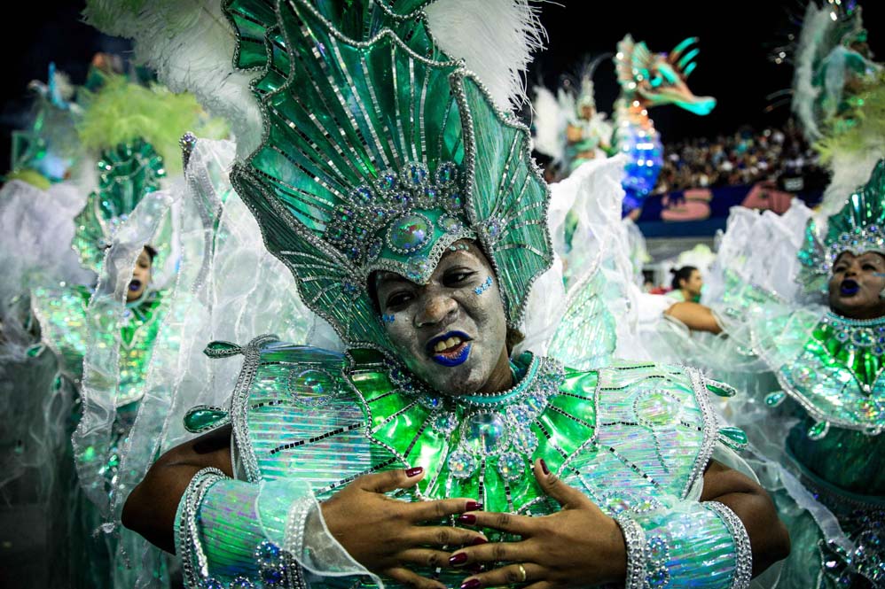 El carnaval de Sao Paulo se va hasta Bahía en un torrente de samba (fotos)