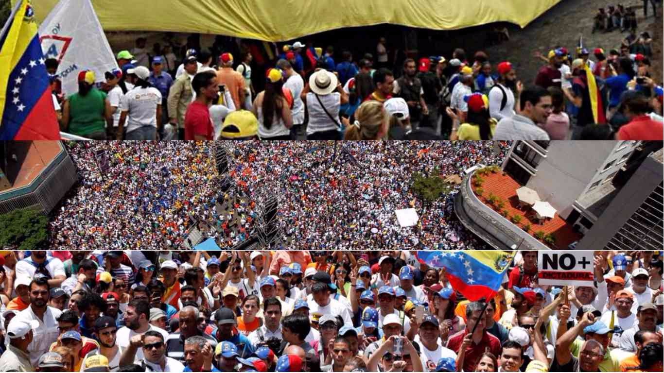 En 12 estados del país protestaron contra Maduro y el TSJ