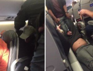 Sacan arrastrado por el pasillo a un pasajero de vuelo sobrevendido de United (videos)