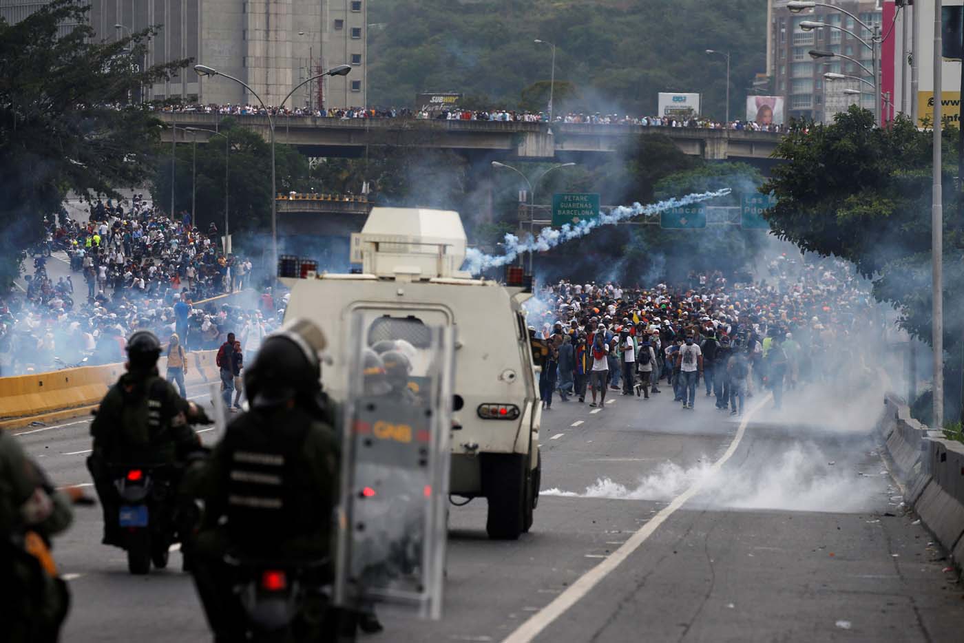 La represión de las protestas, la mayor de la historia del chavismo
