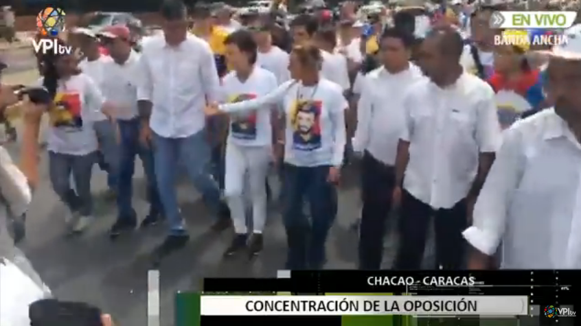 Arranca la marcha del silencio desde Chacao (Video)