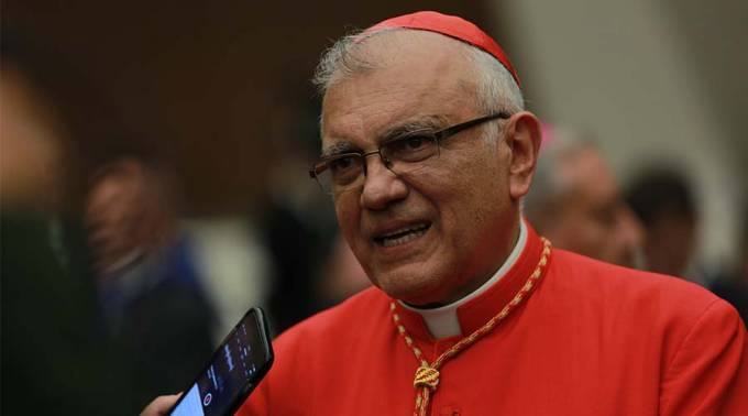 Cardenal Porras celebró la llegada de la Ayuda Humanitaria