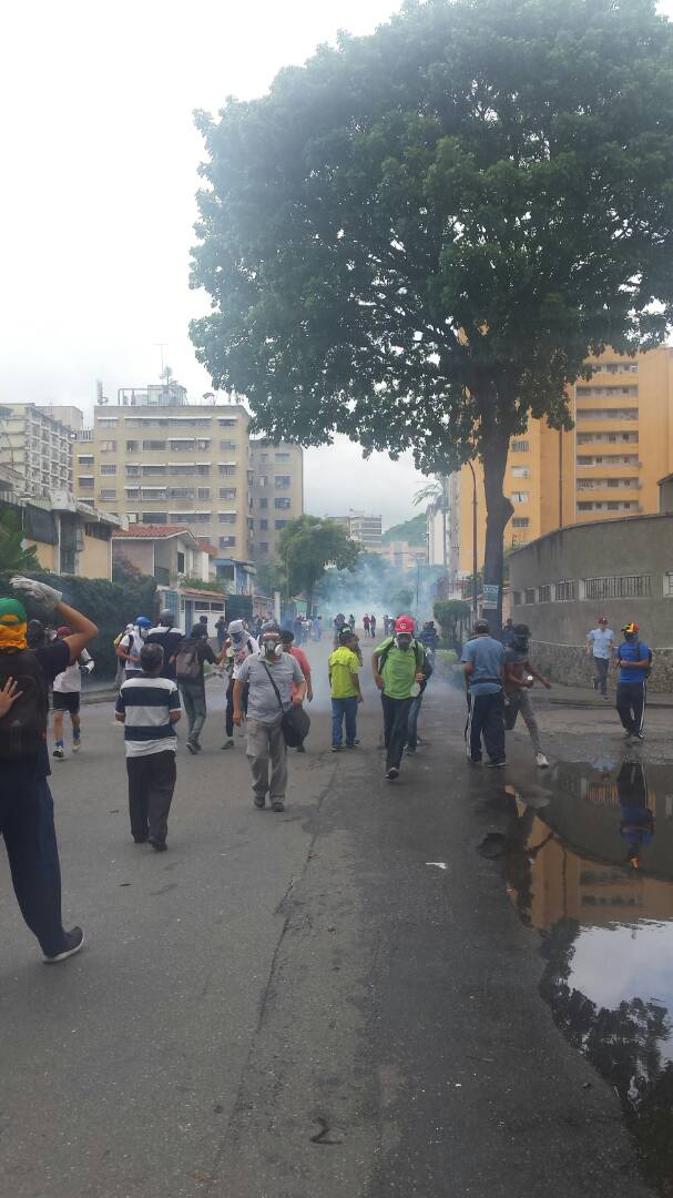 Reprimen a manifestantes en Montalbán #24May