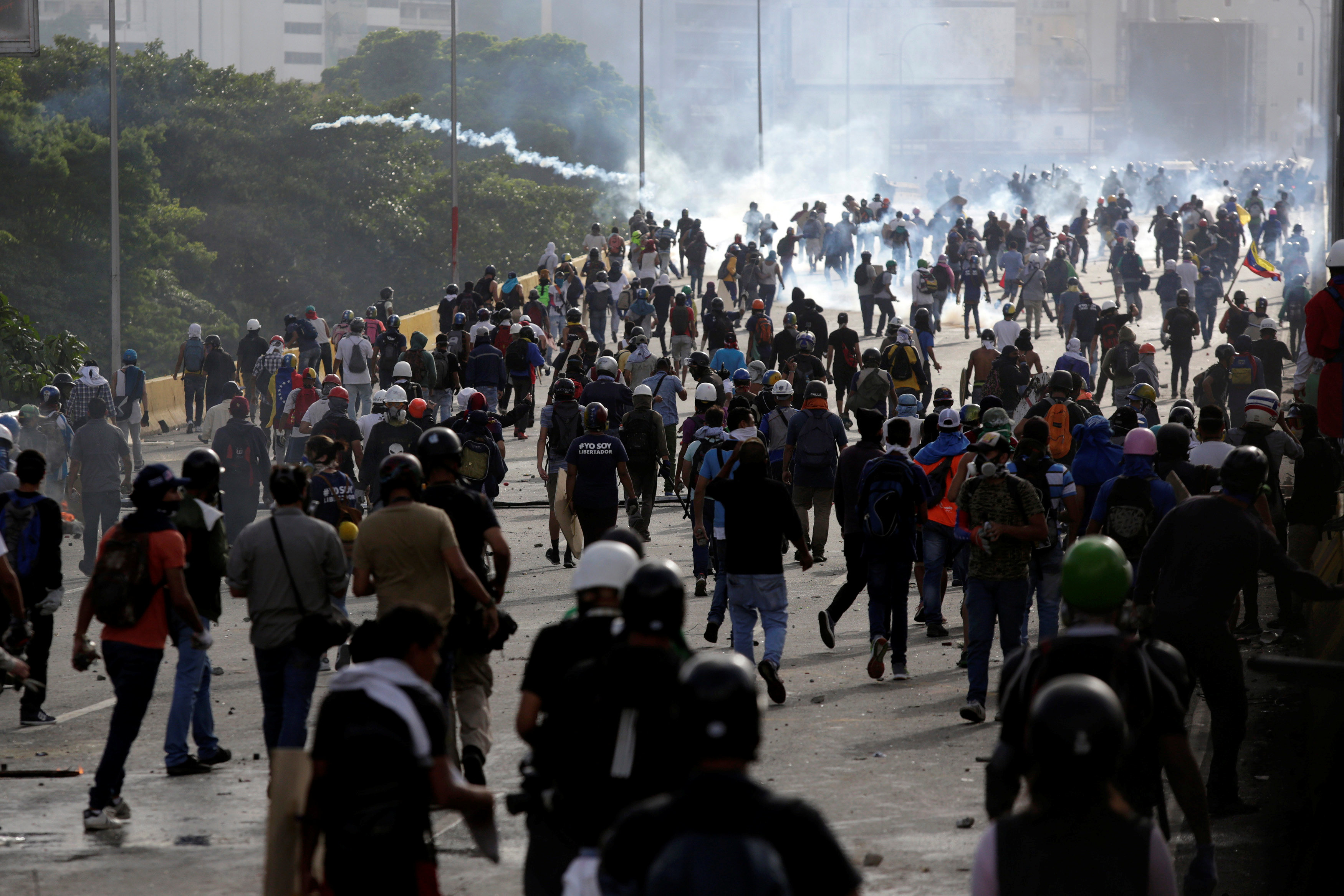 En Fotos: La fuerte represión de la GN contra la #MarchaDeLosLibertadores
