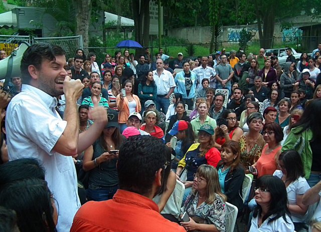 El dirigente de Voluntad Popular, Jesús González / Foto: Daniel Murolo