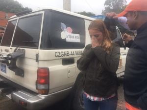La GNB persigue a Lilian Tintori cuando decide intentar ver a Leopoldo López (VIDEO + FOTO)
