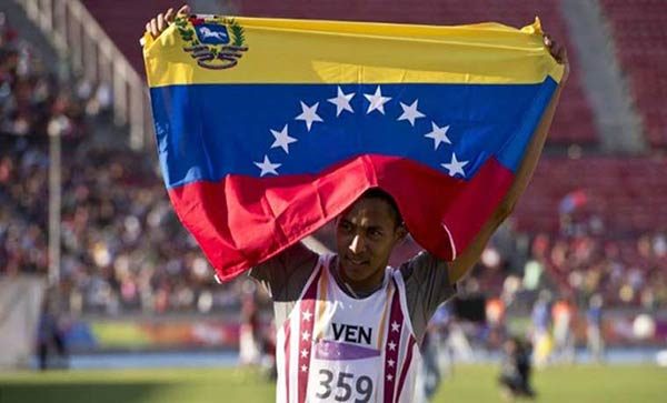 El atleta venezolano Eure Yánez (Foto: @rvinforma)