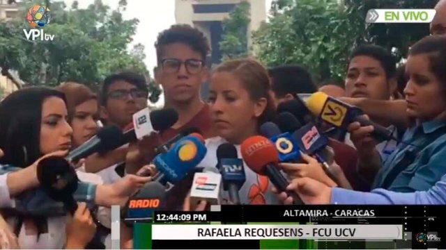 La Presidenta de la FCU-UCV, Rafaela Requesens