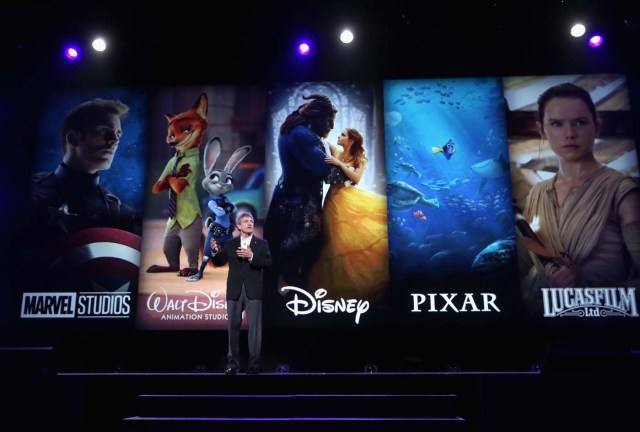 ANAHEIM, CA - JULY 14: Chairman, The Walt Disney Studios, Alan Horn took part today in the Walt Disney Studios animation presentation at Disney's D23 EXPO 2017 in Anaheim, Calif. Jesse Grant/Getty Images for Disney/AFP