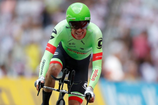 El ciclista colombiano Rigoberto Urán. REUTERS/Christian Hartmann