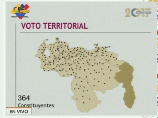 Foto: Voto territorial para la elección de la Asamblea Nacional Constituyente / VTV 